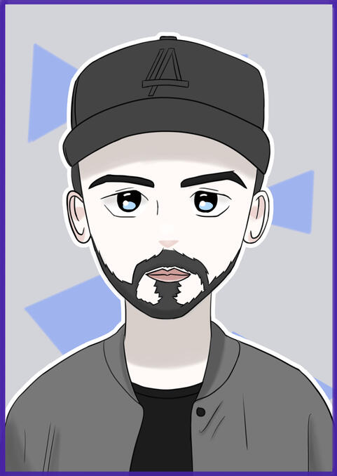 Cartoon of Mike Shinoda